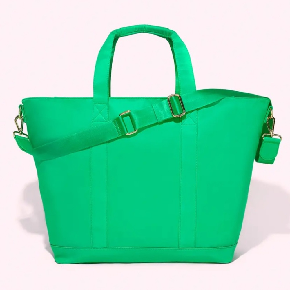 NWT Stoney Clover Lane green mini tote bag